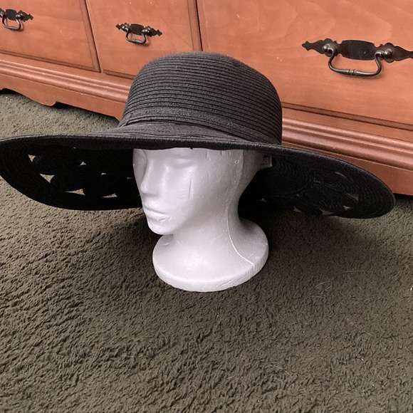 Black vintage sun hat main image 6